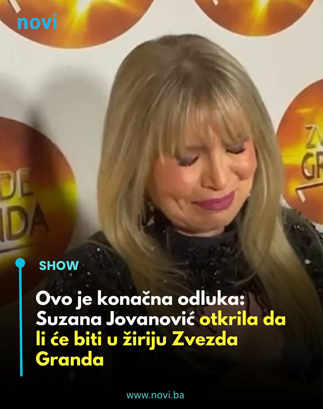 Suzana Jovanović otkriva istinu: Da li će biti u žiriju “Zvezda Granda” nakon smrti Saše Popovića?